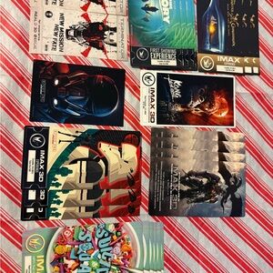 Collection of IMAX Movie Tickets